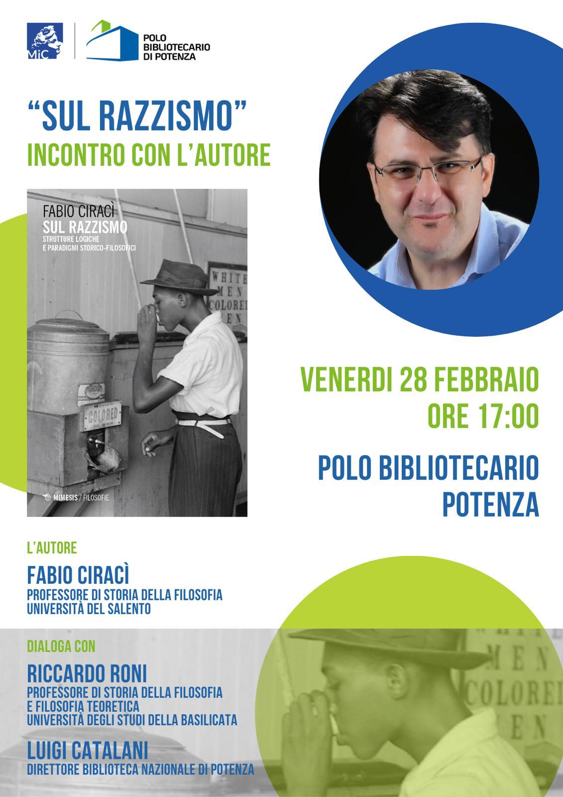 Sul razzismo - Fabio Ciracì