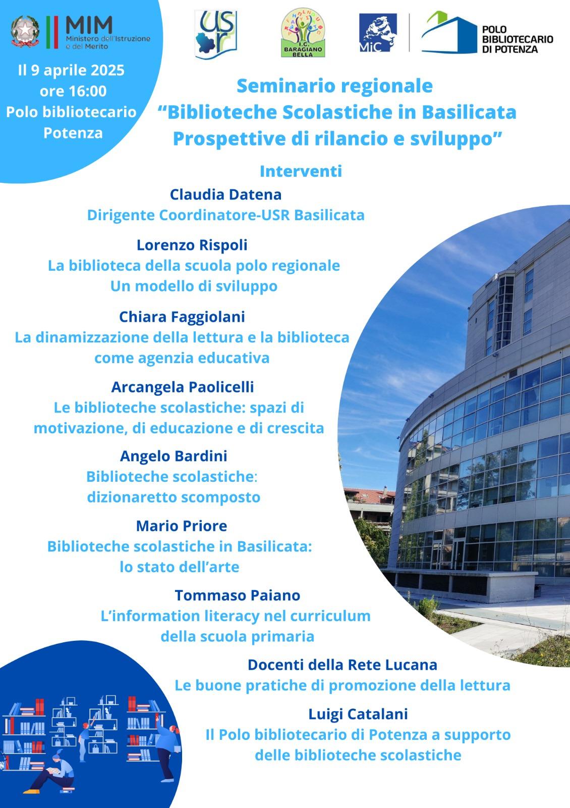 Biblioteche scolastiche in Basilicata prospettive di rilancio e sviluppo