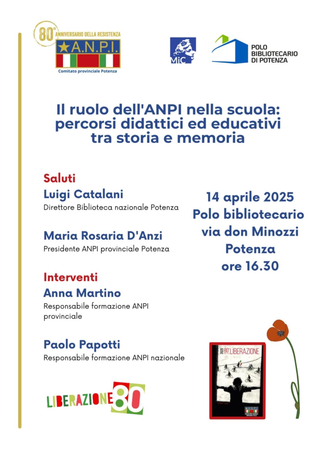 Il ruolo dell'ANPI nella scuola