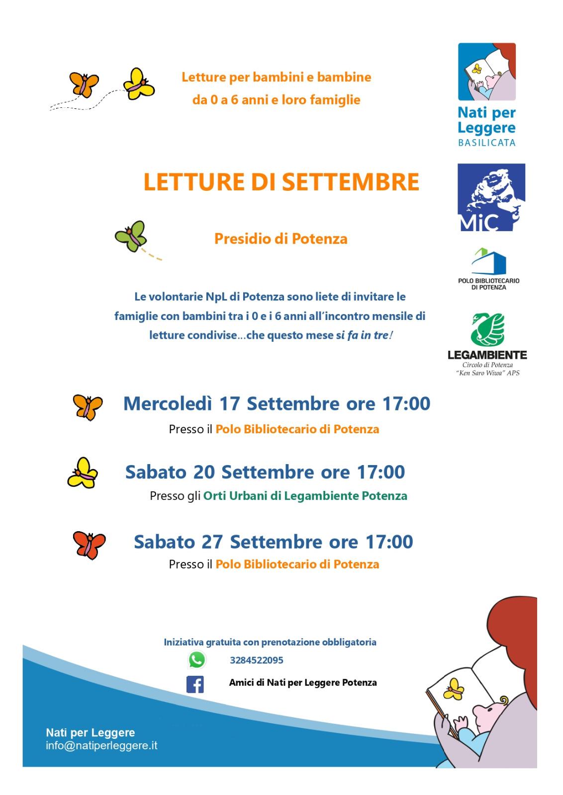 Letture di settembre