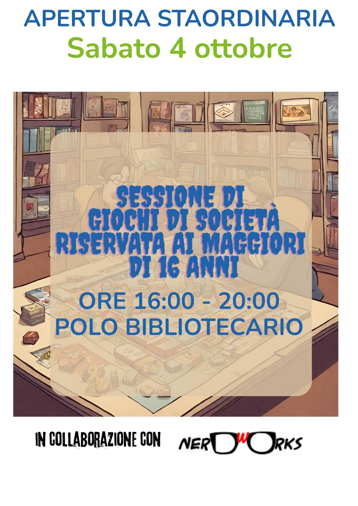 Giochi di società in biblioteca - evento speciale