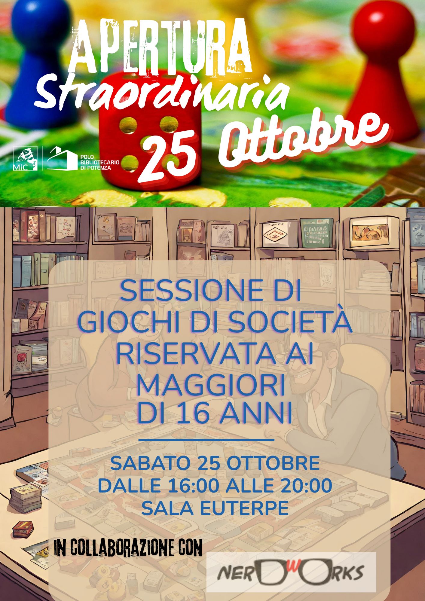 Giochi di società in biblioteca - evento speciale