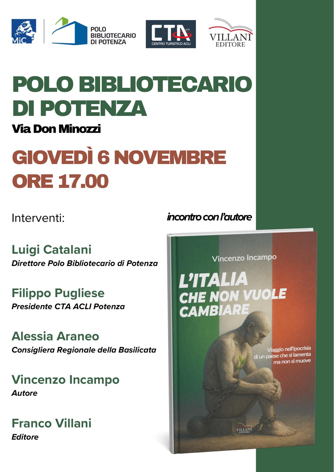 L’Italia che non vuole cambiare - Vincenzo Incampo