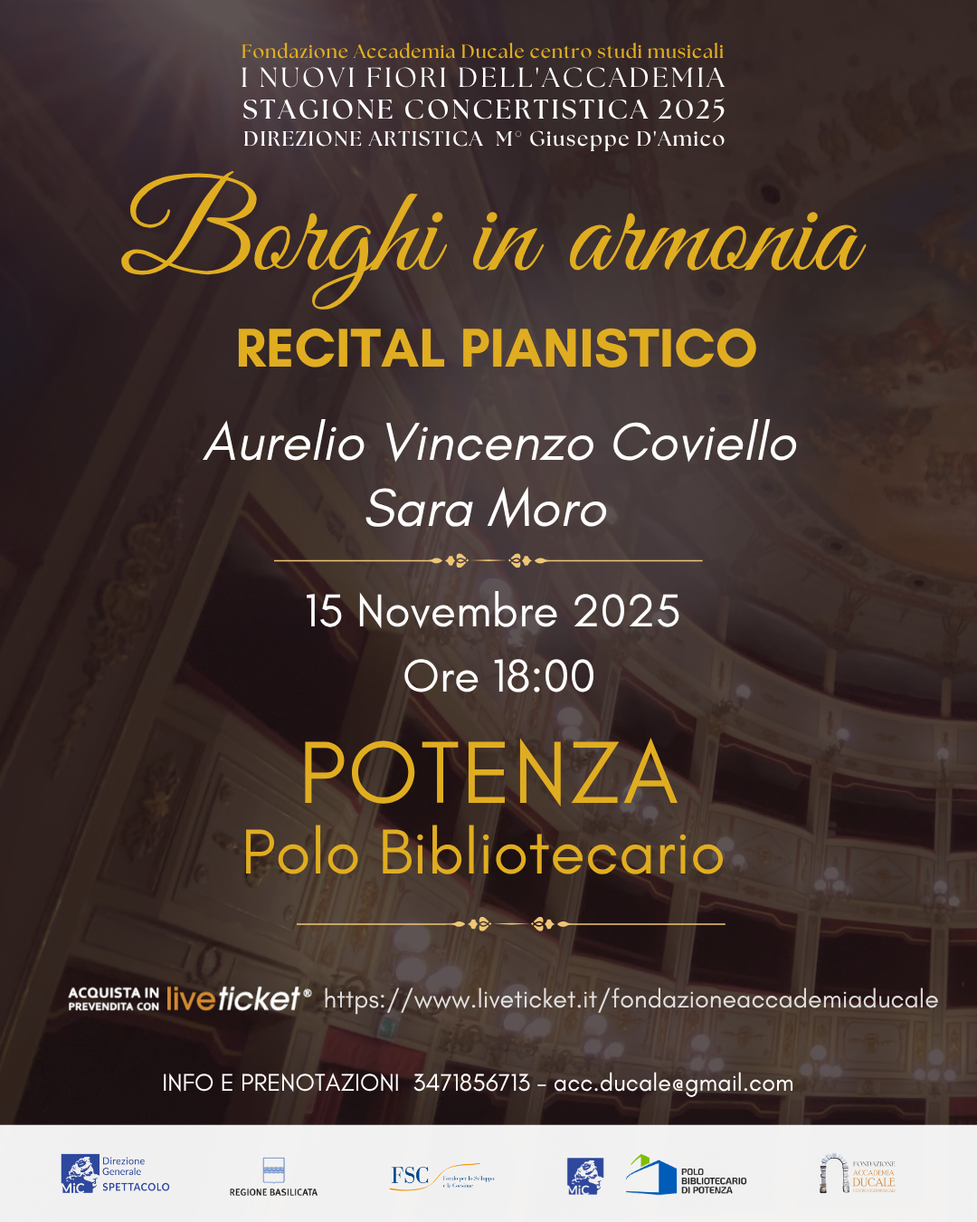 Accademia Ducale - Stagione concertistica 2025