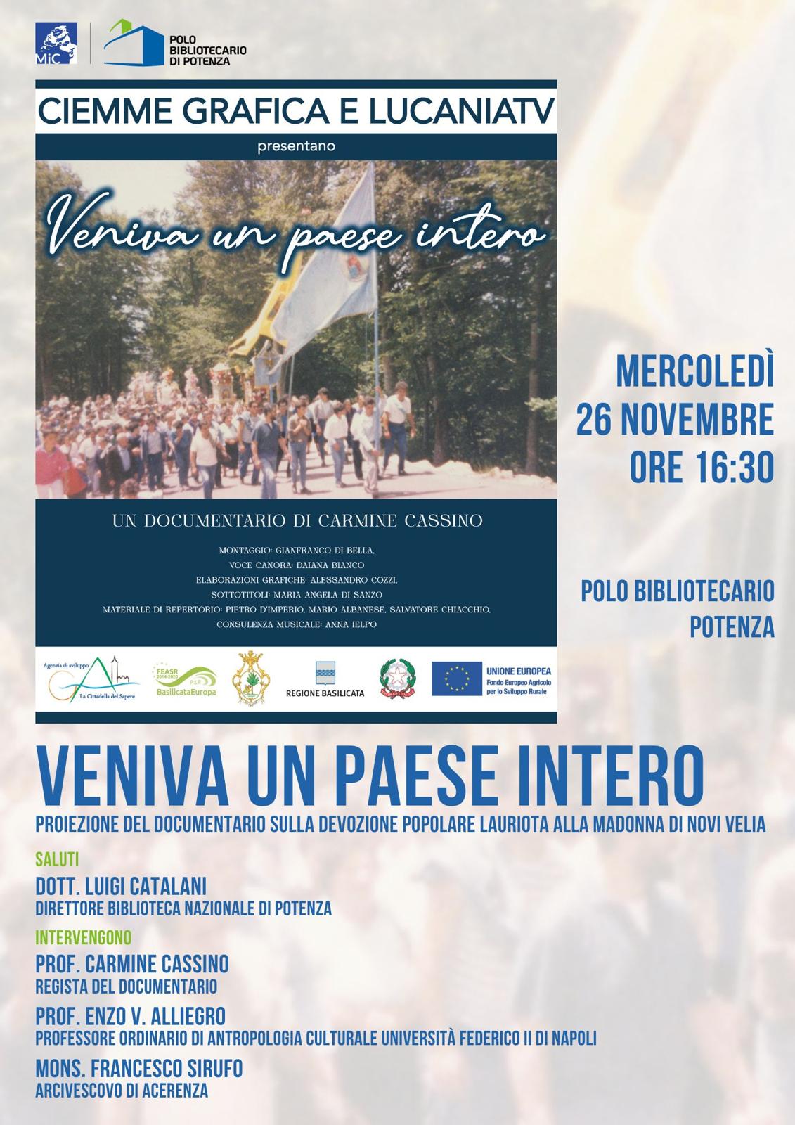 Veniva un paese intero - Carmine Cassino