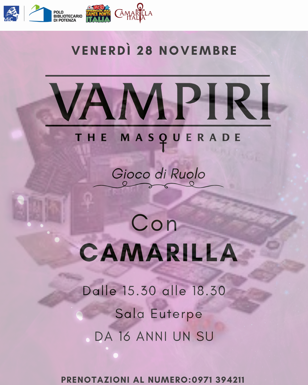 Giochi in Biblioteca con Camarilla