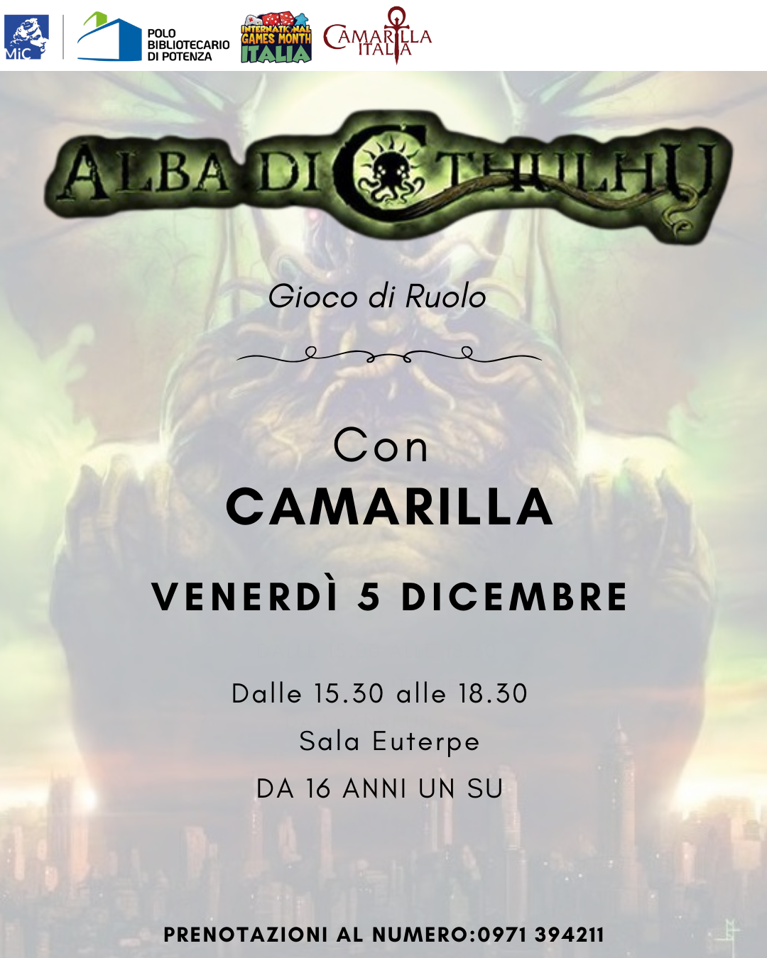 Giochi in Biblioteca con Camarilla