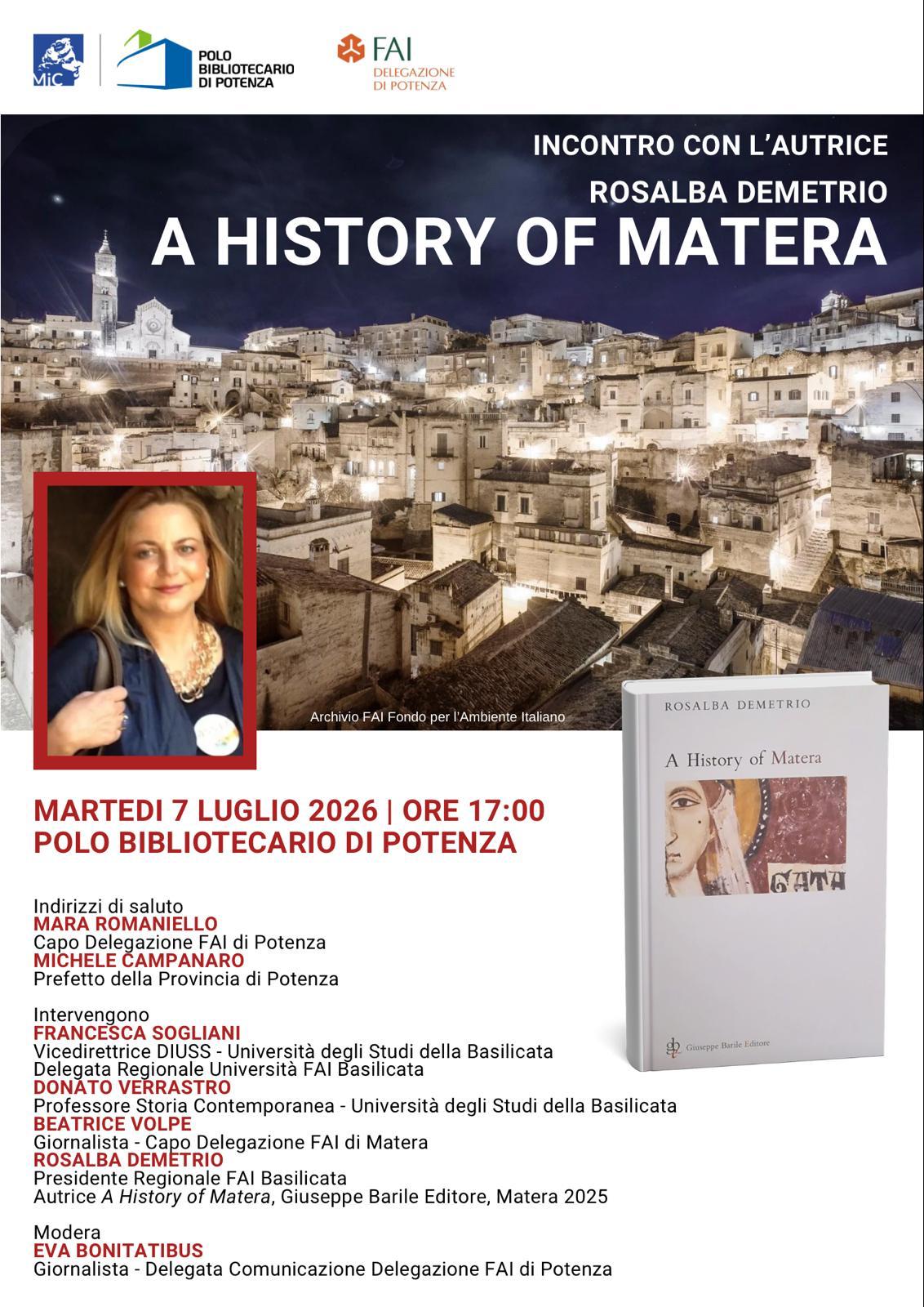 A History of Matera - Rosalba Demetrio