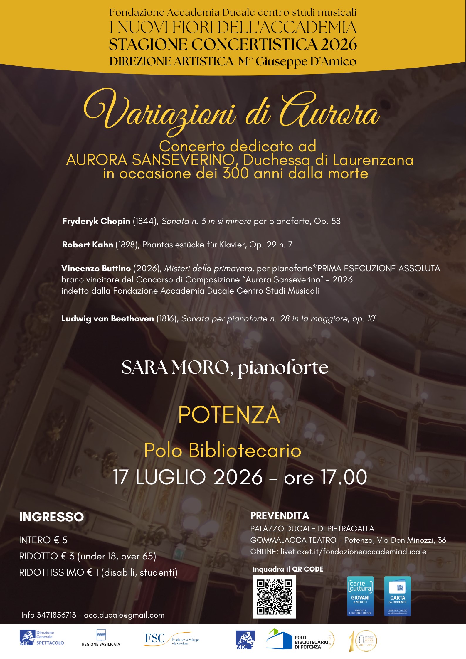 Accademia Ducale - Stagione concertistica 2026