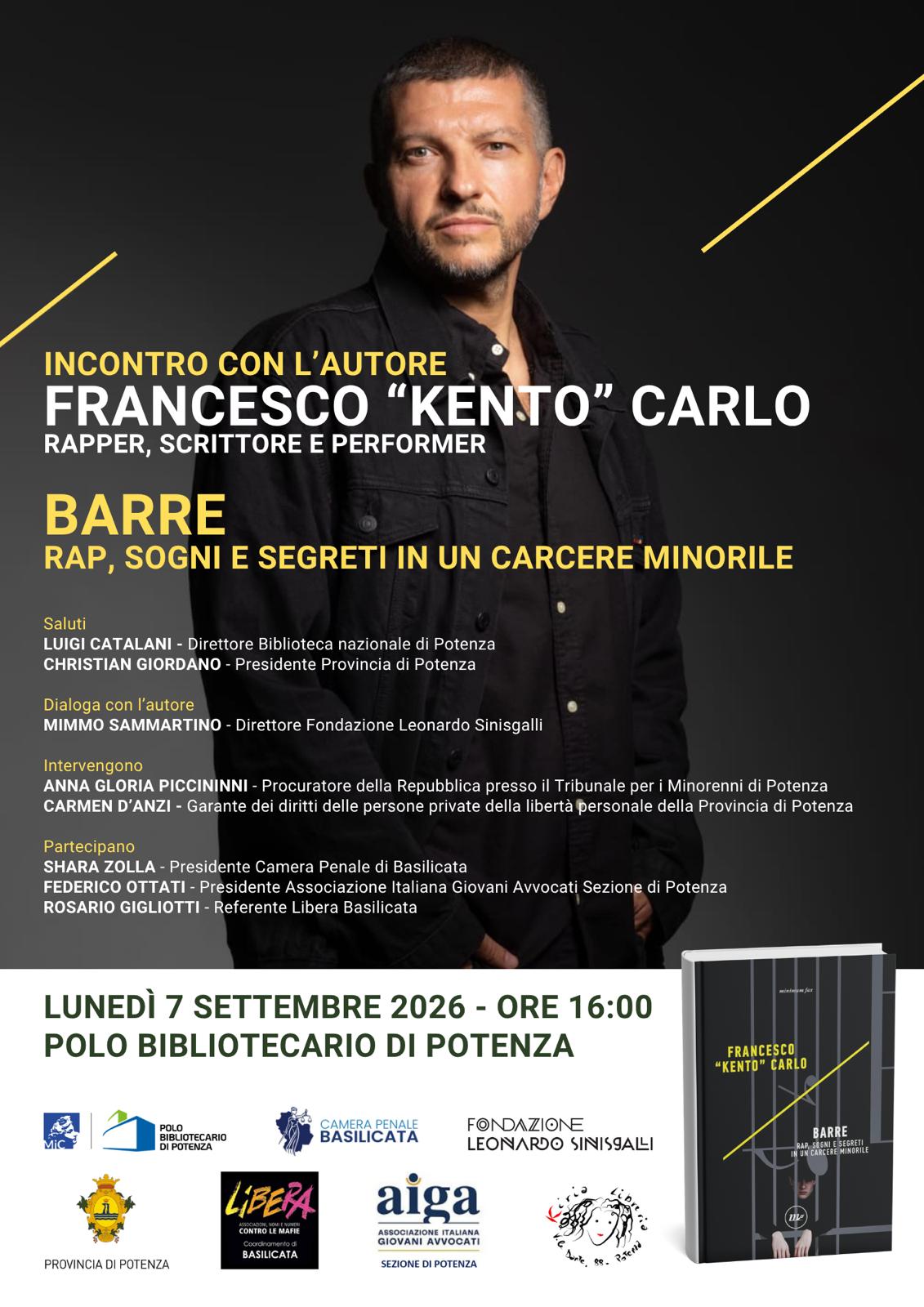 Barre. Rap, sogni e segreti in un carcere minorile - Francesco "Kento" Carlo