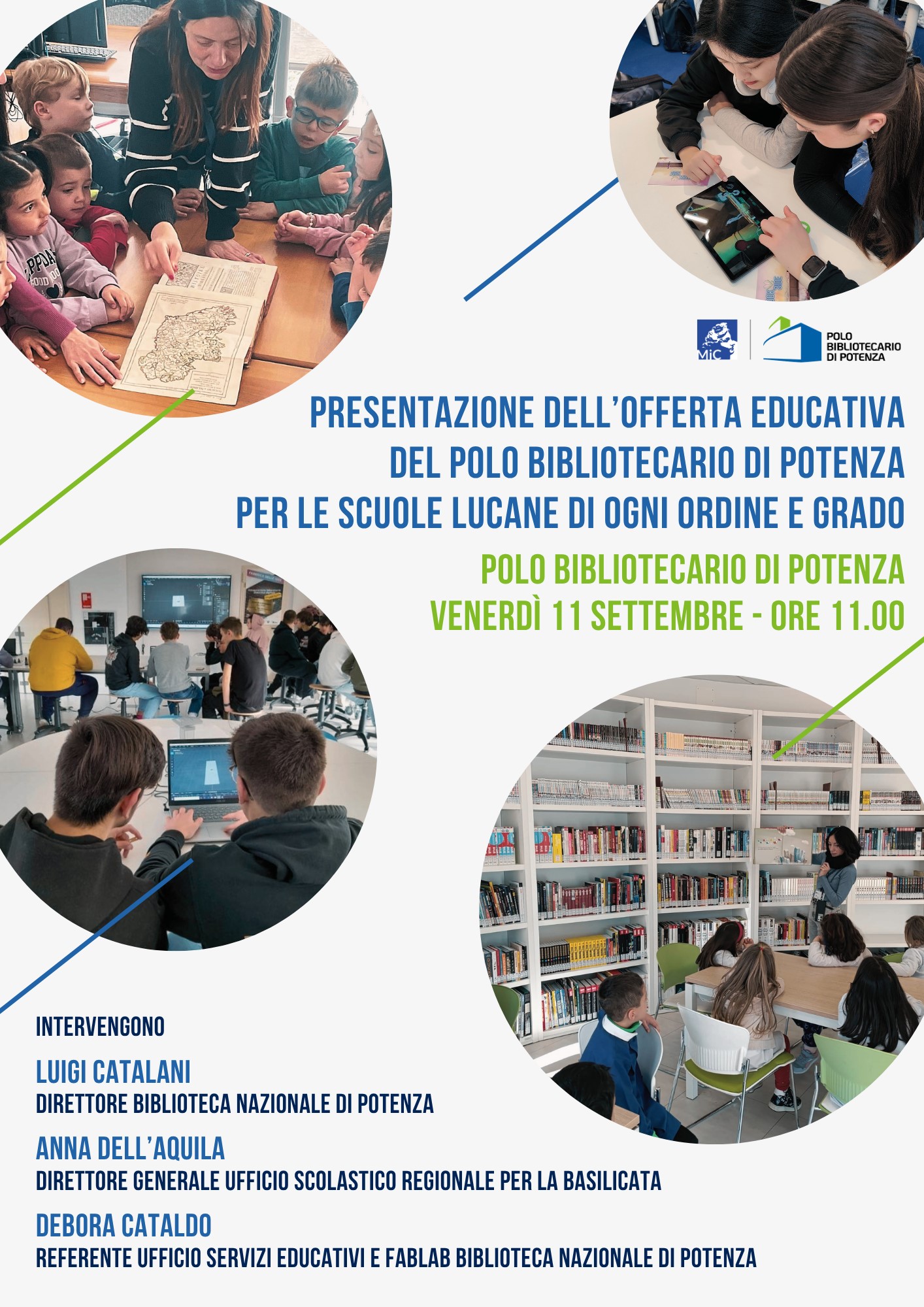 IL POLO BIBLIOTECARIO DI POTENZA PRESENTA LA SUA OFFERTA EDUCATIVA