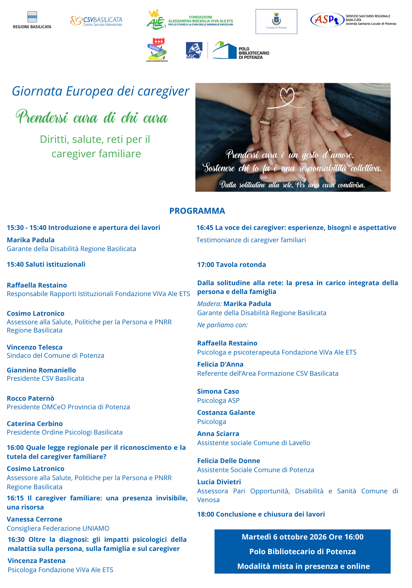 Giornata europea dei caregiver