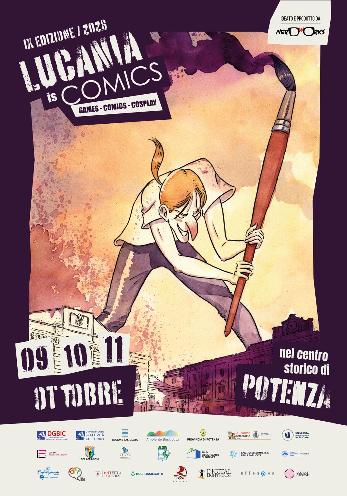 Il Polo Bibliotecario di Potenza a Lucania is Comics 2026