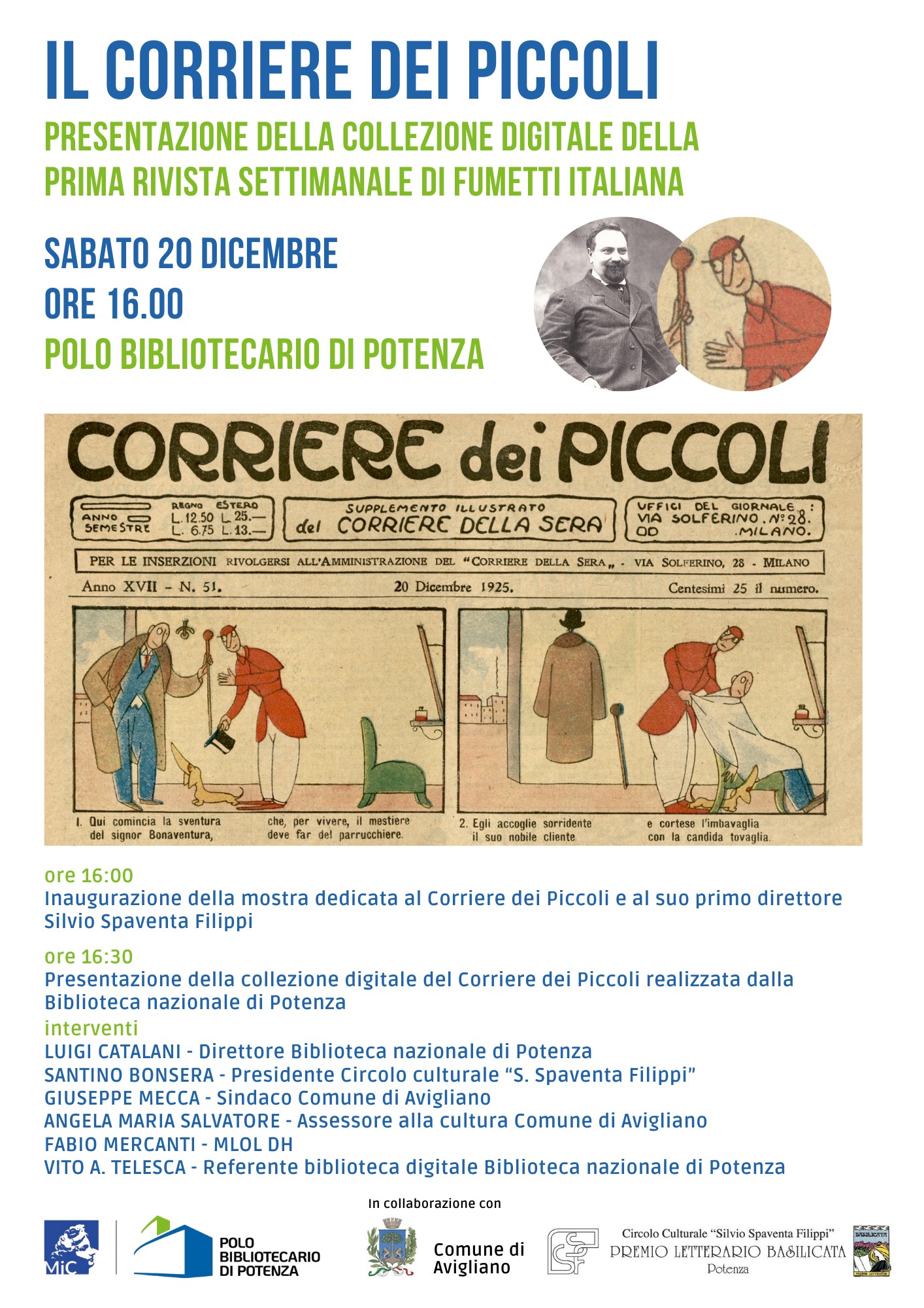 Presentazione della collezione digitale del Corriere dei Piccoli